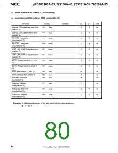 浏览型号UPD703100AGJ-40-8EU的Datasheet PDF文件第80页