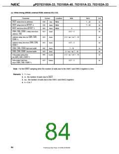 浏览型号UPD703100AGJ-40-8EU的Datasheet PDF文件第84页