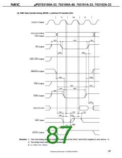 浏览型号UPD703100AGJ-40-8EU的Datasheet PDF文件第87页