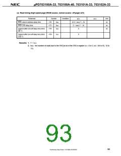 浏览型号UPD703100AGJ-40-8EU的Datasheet PDF文件第93页