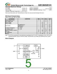 浏览型号G5131-31T23U的Datasheet PDF文件第5页