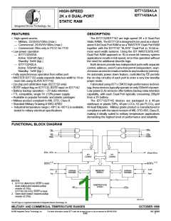 浏览型号IDT7132SA100PB的Datasheet PDF文件第1页