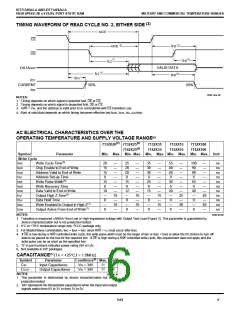 浏览型号IDT7132SA100PB的Datasheet PDF文件第6页
