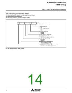 浏览型号M38223M4525FP的Datasheet PDF文件第14页