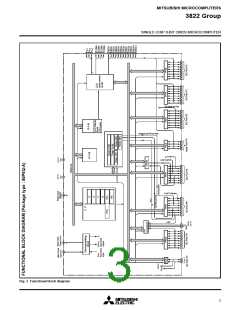 浏览型号M38223M4525FP的Datasheet PDF文件第3页