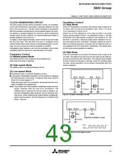 浏览型号M38223M4525FP的Datasheet PDF文件第43页