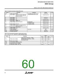 浏览型号M38223M4525FP的Datasheet PDF文件第60页