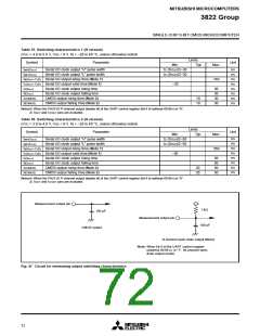 浏览型号M38223M4525FP的Datasheet PDF文件第72页