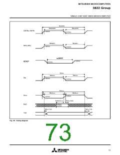 浏览型号M38223M4525FP的Datasheet PDF文件第73页