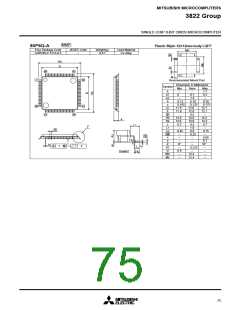 浏览型号M38223M4525FP的Datasheet PDF文件第75页