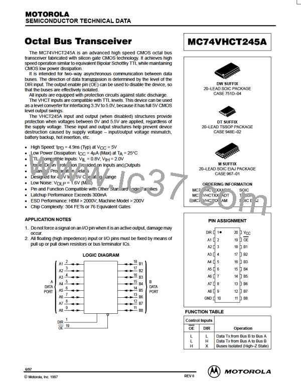 MC74VHCT245AM图片预览