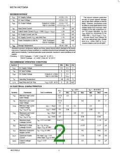 浏览型号MC74VHCT245AM的Datasheet PDF文件第2页