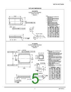 浏览型号MC74VHCT245AM的Datasheet PDF文件第5页