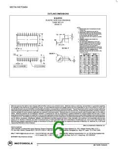 浏览型号MC74VHCT245AM的Datasheet PDF文件第6页