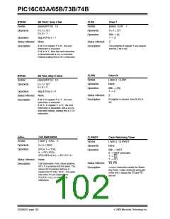 浏览型号PIC16C63A-04I/SO的Datasheet PDF文件第102页