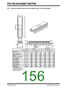 浏览型号PIC16C63A-04I/SP的Datasheet PDF文件第156页