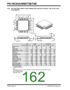 浏览型号PIC16C63A-04/SP的Datasheet PDF文件第162页