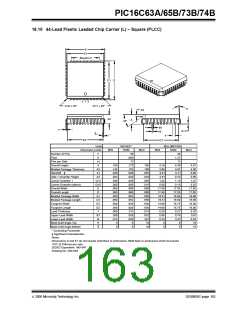 浏览型号PIC16C63A-04I/SP的Datasheet PDF文件第163页