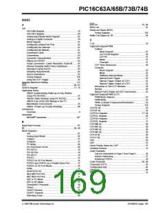 浏览型号PIC16C63A-04I/SP的Datasheet PDF文件第169页