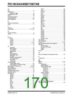 浏览型号PIC16C63A-04/SP的Datasheet PDF文件第170页