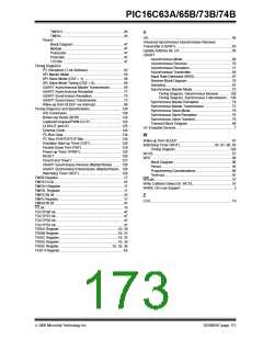 浏览型号PIC16C63A-04/SP的Datasheet PDF文件第173页