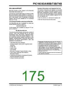 浏览型号PIC16C63A-04I/SO的Datasheet PDF文件第175页