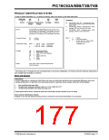 浏览型号PIC16C63A-04/SP的Datasheet PDF文件第177页