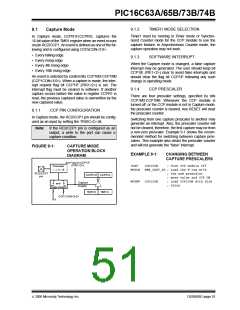 浏览型号PIC16C63A-04I/SO的Datasheet PDF文件第51页