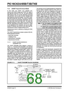 浏览型号PIC16C63A-04I/SO的Datasheet PDF文件第68页