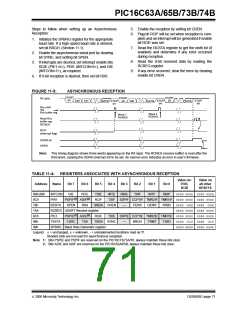 浏览型号PIC16C63A-04I/SP的Datasheet PDF文件第71页