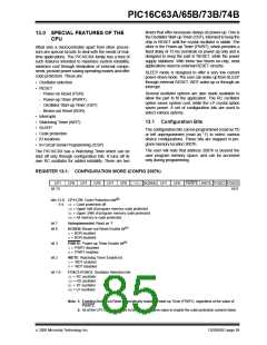 浏览型号PIC16C63A-04I/SO的Datasheet PDF文件第85页