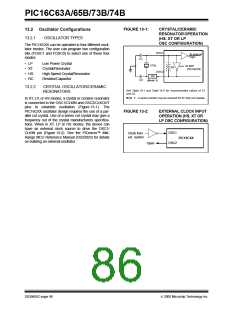 浏览型号PIC16C63A-04I/SO的Datasheet PDF文件第86页