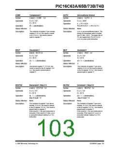 浏览型号PIC16C65B-20/L的Datasheet PDF文件第103页