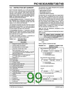 浏览型号PIC16C65B-20/L的Datasheet PDF文件第99页