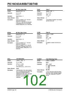 浏览型号PIC16C74B-04I/P的Datasheet PDF文件第102页