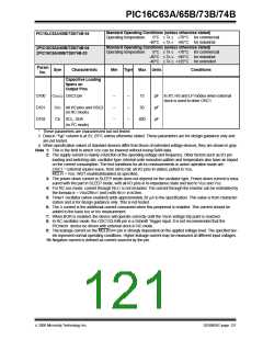 浏览型号PIC16C74B-04/P的Datasheet PDF文件第121页