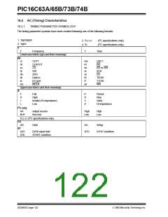 浏览型号PIC16C74B-04/P的Datasheet PDF文件第122页