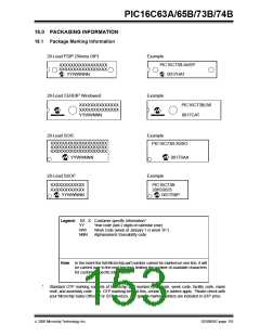 浏览型号PIC16C74B-04/P的Datasheet PDF文件第153页
