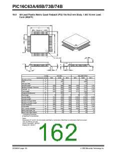 浏览型号PIC16C74B-04/P的Datasheet PDF文件第162页