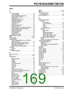 浏览型号PIC16C74B-04/P的Datasheet PDF文件第169页
