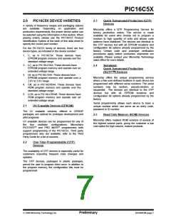 浏览型号PIC16C54-RC/P的Datasheet PDF文件第7页