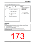 浏览型号PIC16F73-I/SPG的Datasheet PDF文件第173页