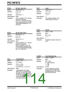 浏览型号PIC16F872-I/SS的Datasheet PDF文件第114页