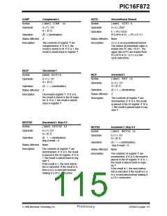 浏览型号PIC16F872-I/SS的Datasheet PDF文件第115页