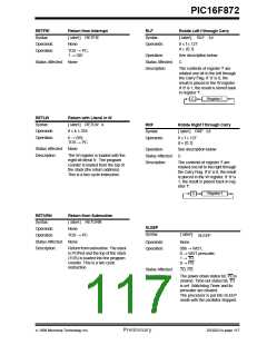 浏览型号PIC16F872-I/SS的Datasheet PDF文件第117页