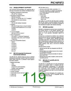 浏览型号PIC16F872-I/SS的Datasheet PDF文件第119页