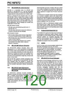 浏览型号PIC16F872-I/SS的Datasheet PDF文件第120页