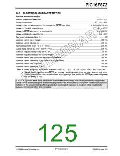 浏览型号PIC16F872-I/SS的Datasheet PDF文件第125页