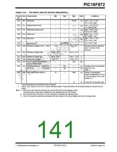 浏览型号PIC16F872-I/SS的Datasheet PDF文件第141页