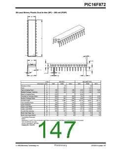 浏览型号PIC16F872-I/SS的Datasheet PDF文件第147页